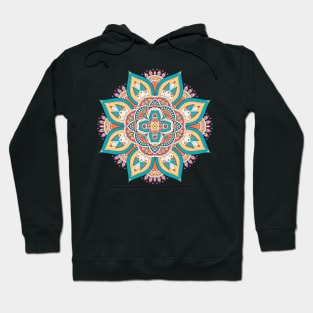 Colorful Mandala, mandala-design, mandala-art, geometric, abstract, mandala and spirituality, colorful, rainbow, mandala pattern, mandala flower patterns, Flower Mandala ,Spirituality Hoodie